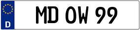Truck License Plate